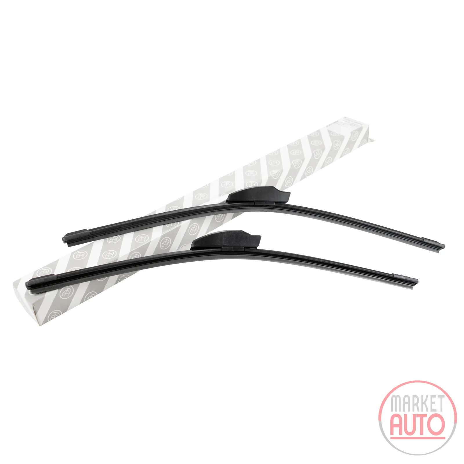 Wiper blade set Flate Blade front 53-45cm