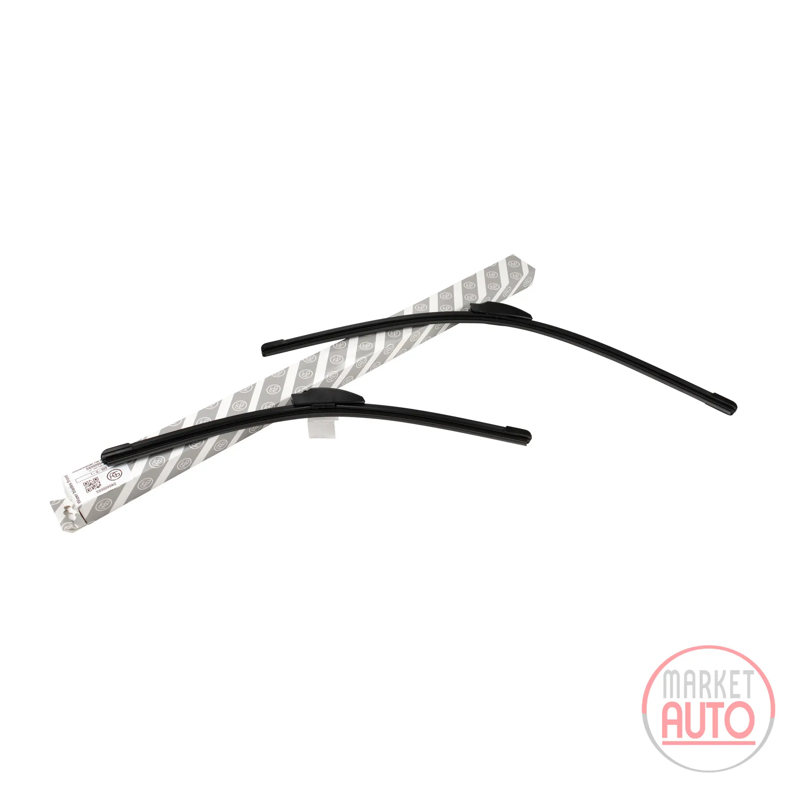 Wiper blade set Flat Blade front 65-50cm