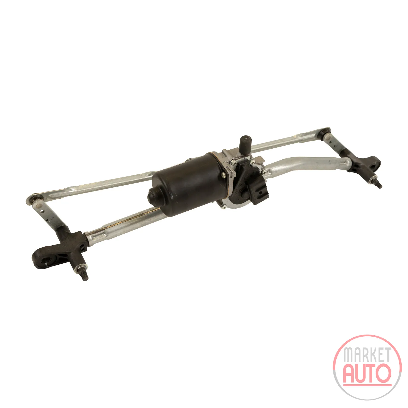 Wiper linkage complete with motor