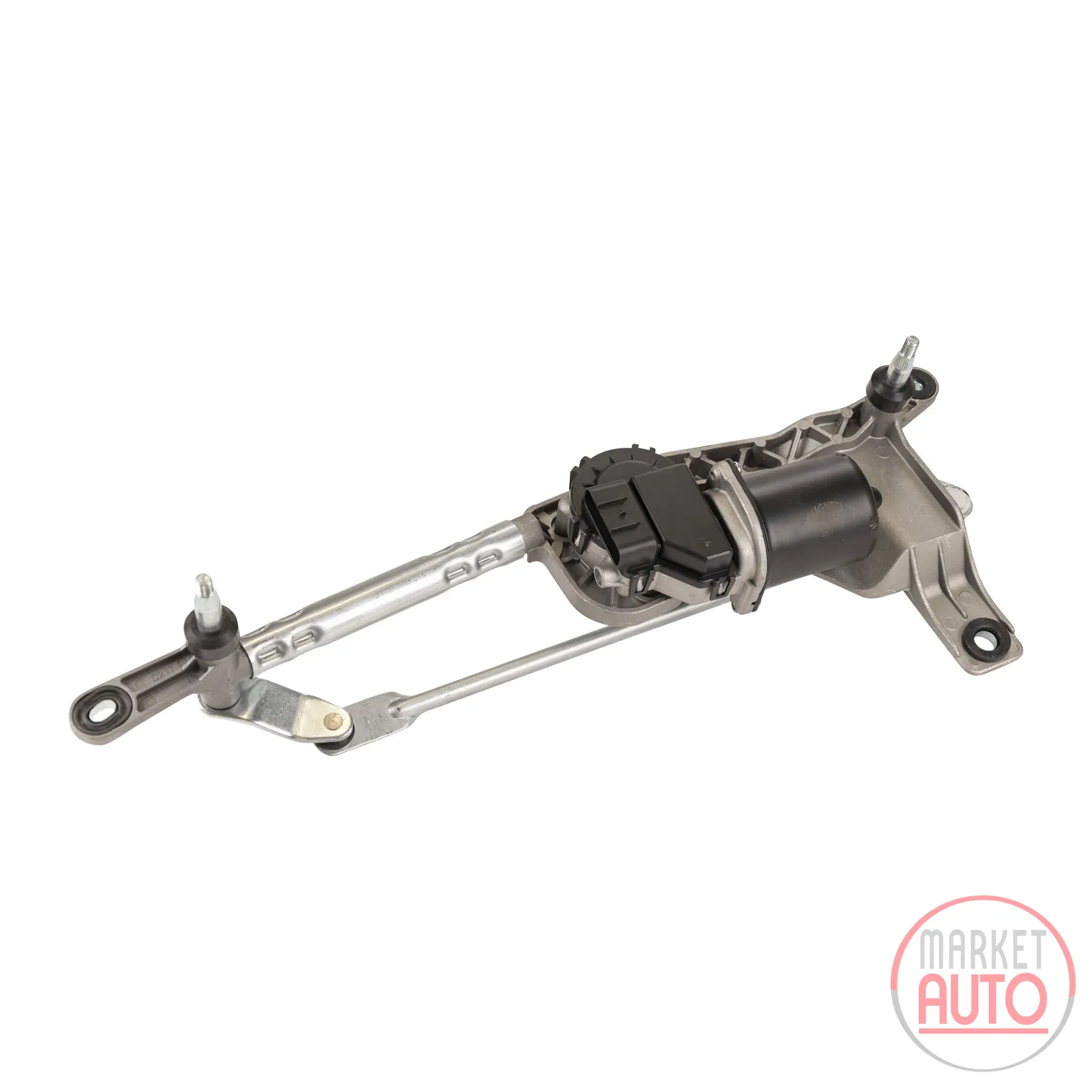 Wiper linkage complete with motor