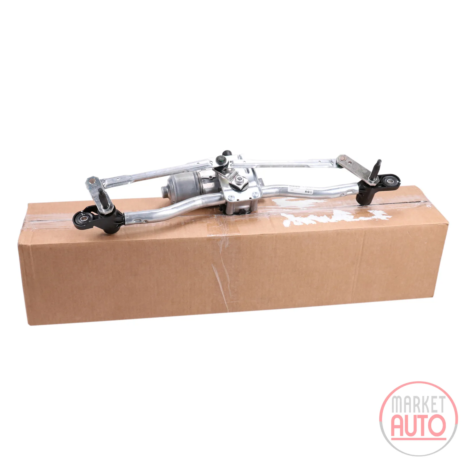 Wiper linkage complete with motor