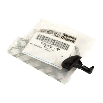 Windscreen washer nozzle black rear OE (735674355)