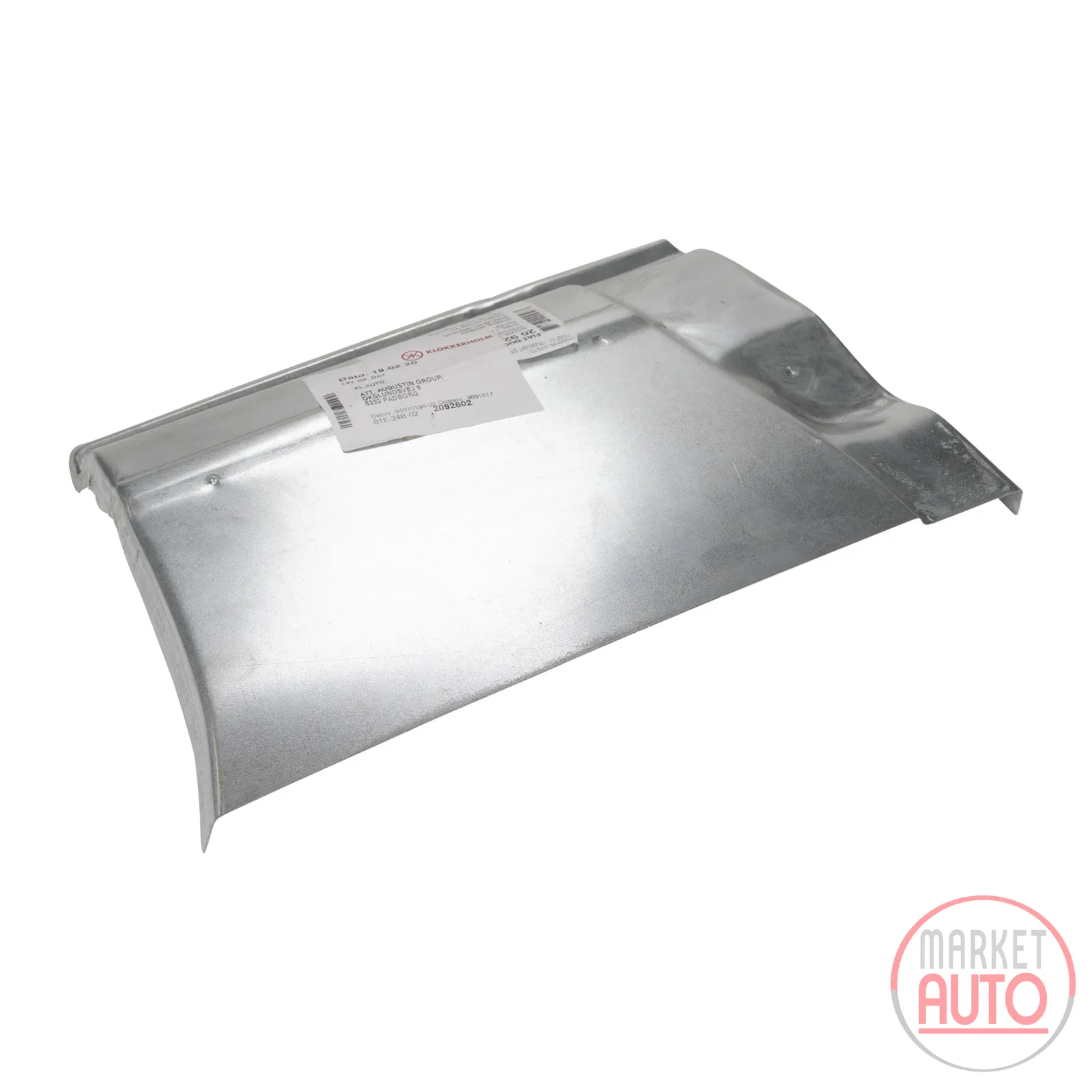 Mud flap rear right sheet metal