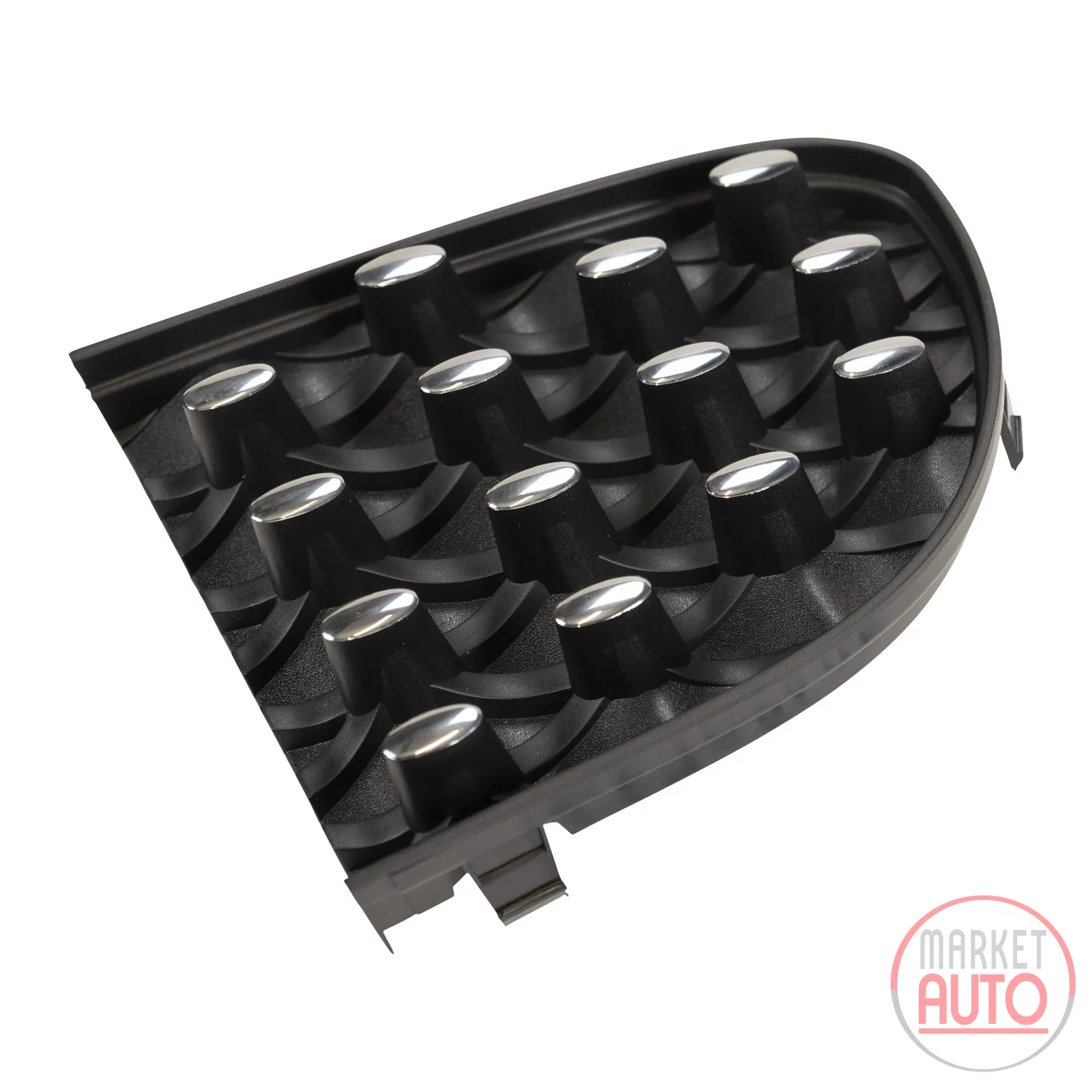 Left front bumper trim without fog lights