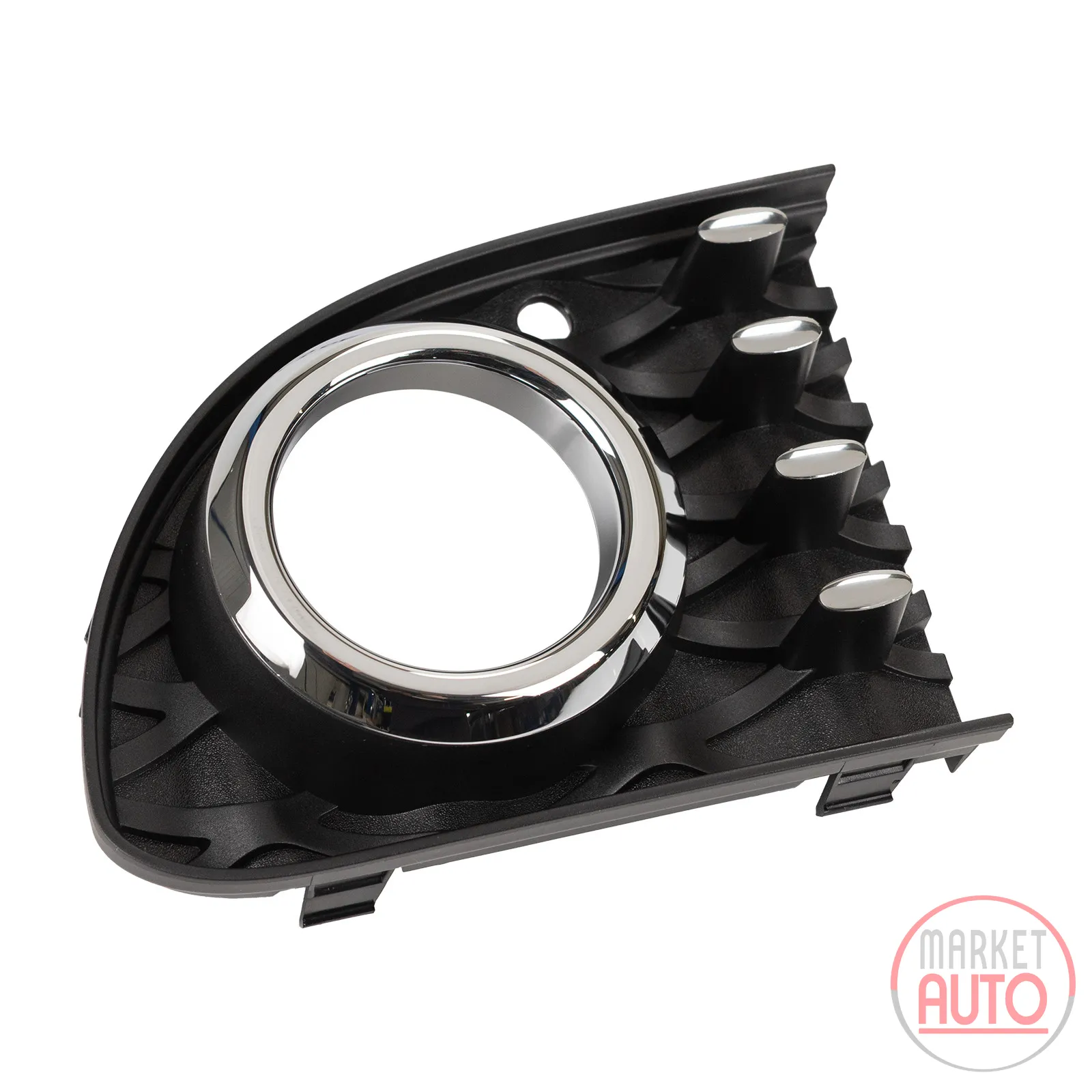 Left front bumper trim with fog light