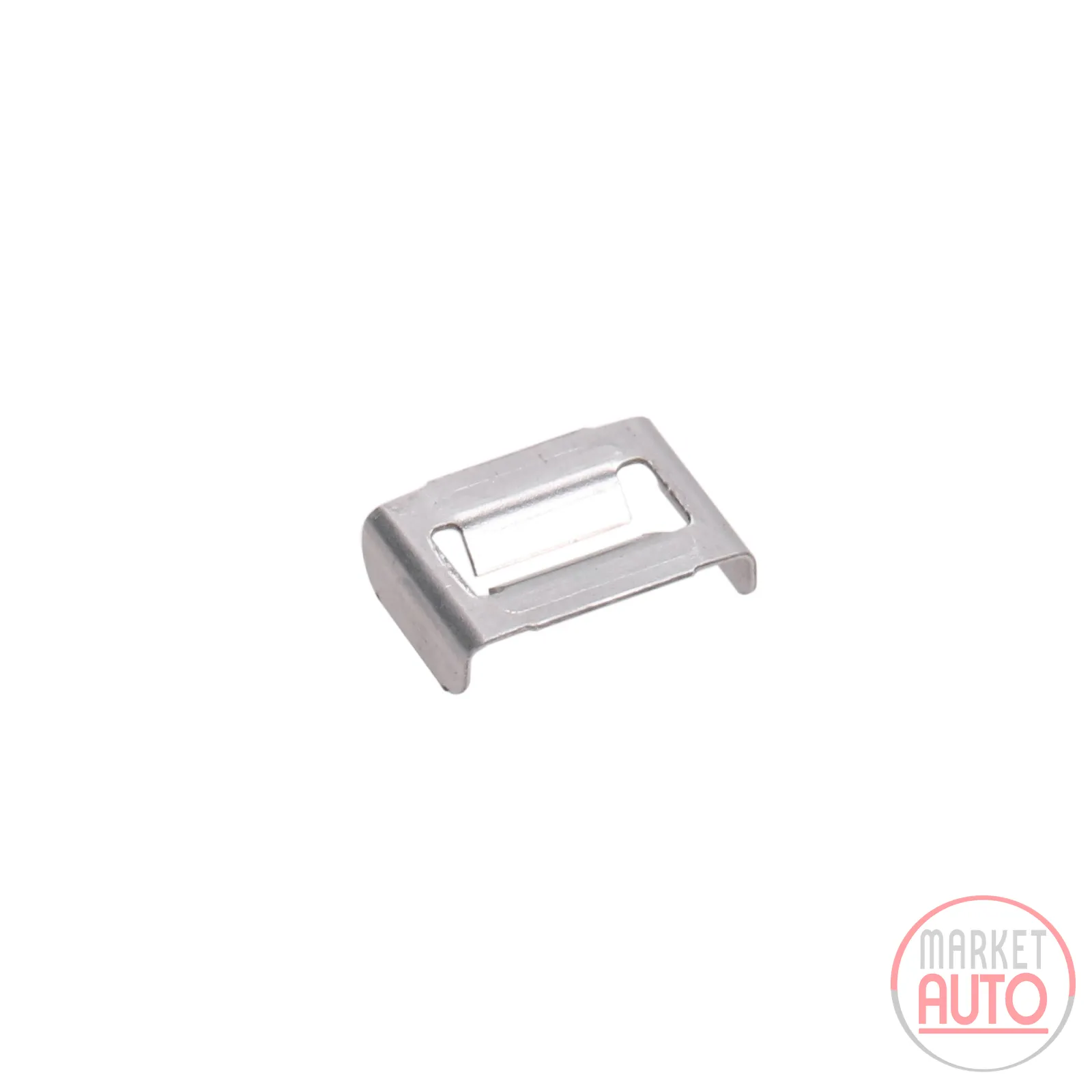 Clamp for the grille front bumper