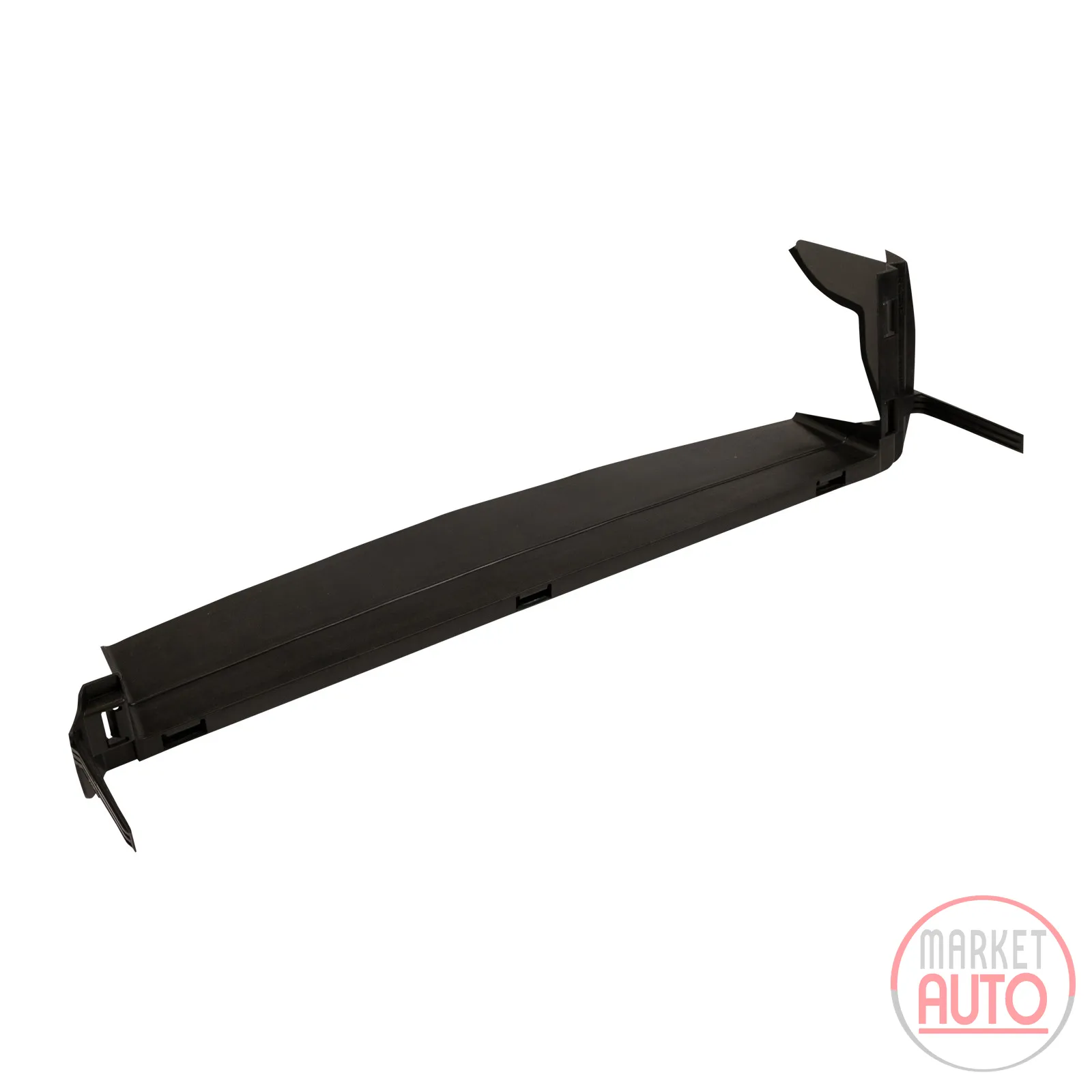 Baffle for the engine cooler