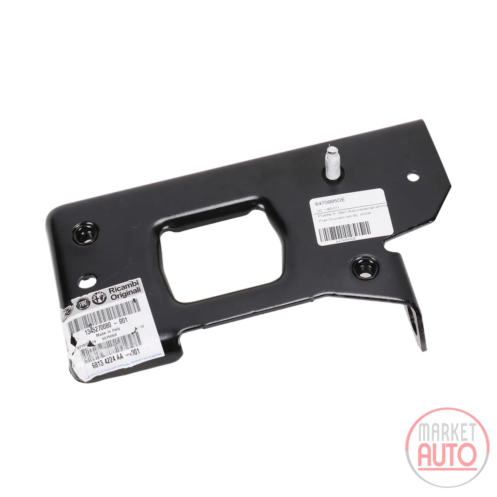 Plate for the body frame front right