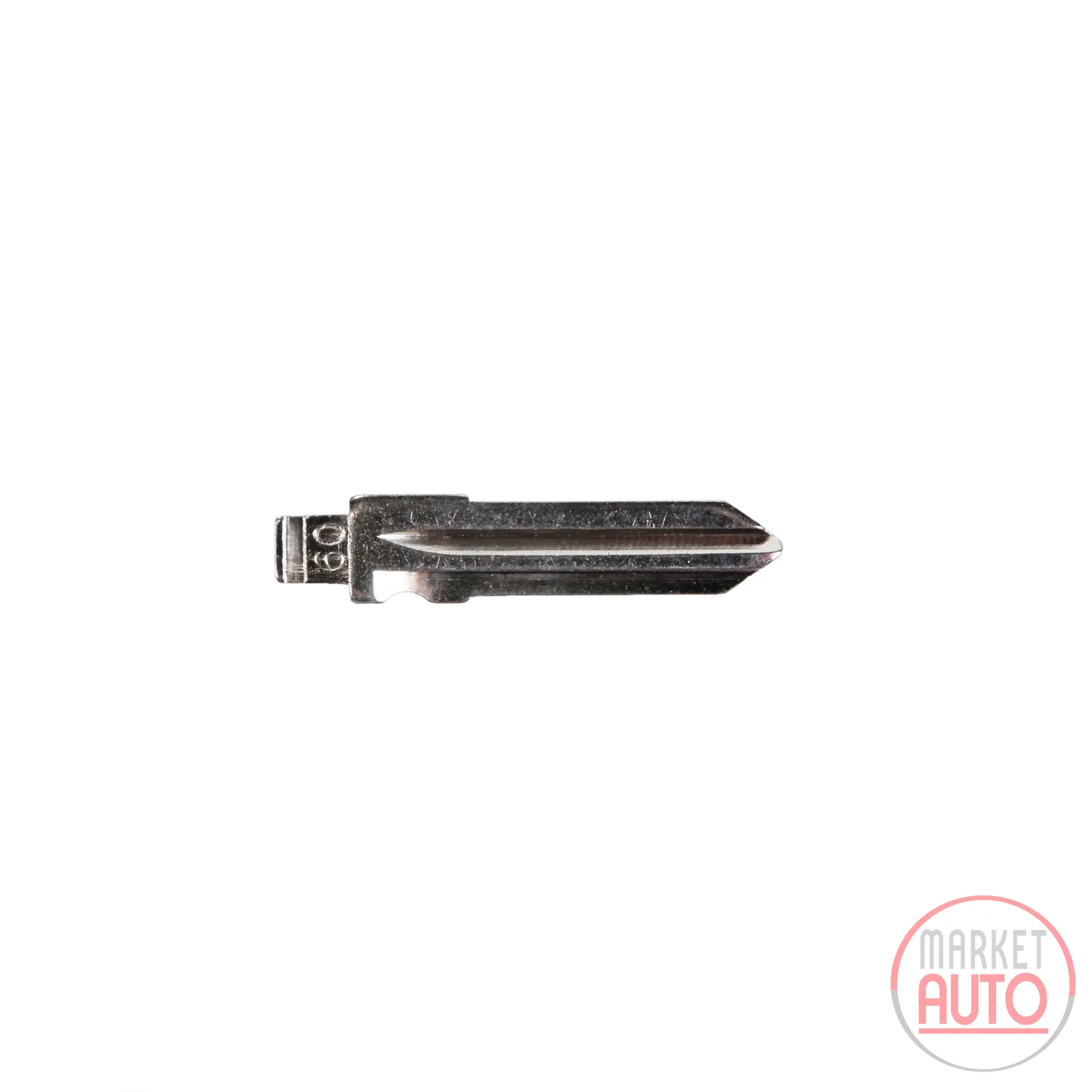 Blank for Fiat housing 1 button foldable *Blue*