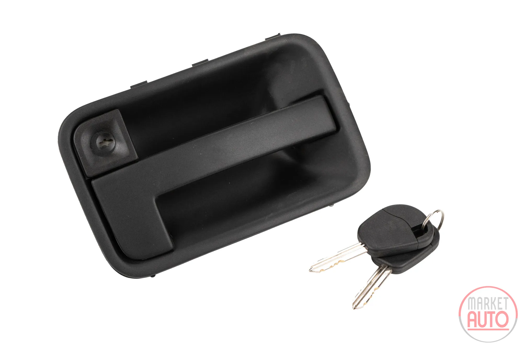Door handle front left with cylinder