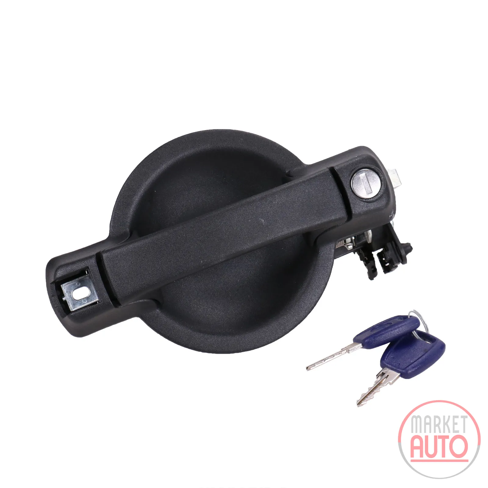 Door handle outside rear door electric mechanism with locking cylinder
