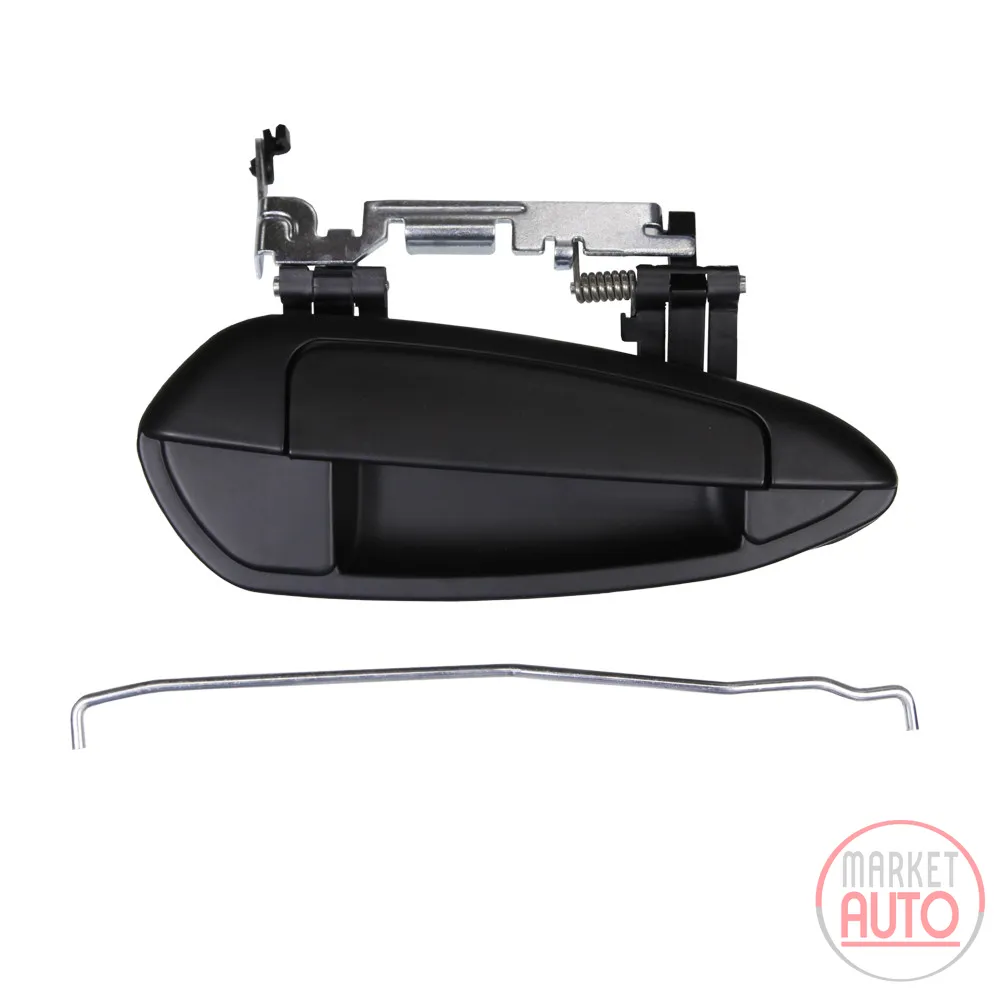 Door handle right plastic black 3-door