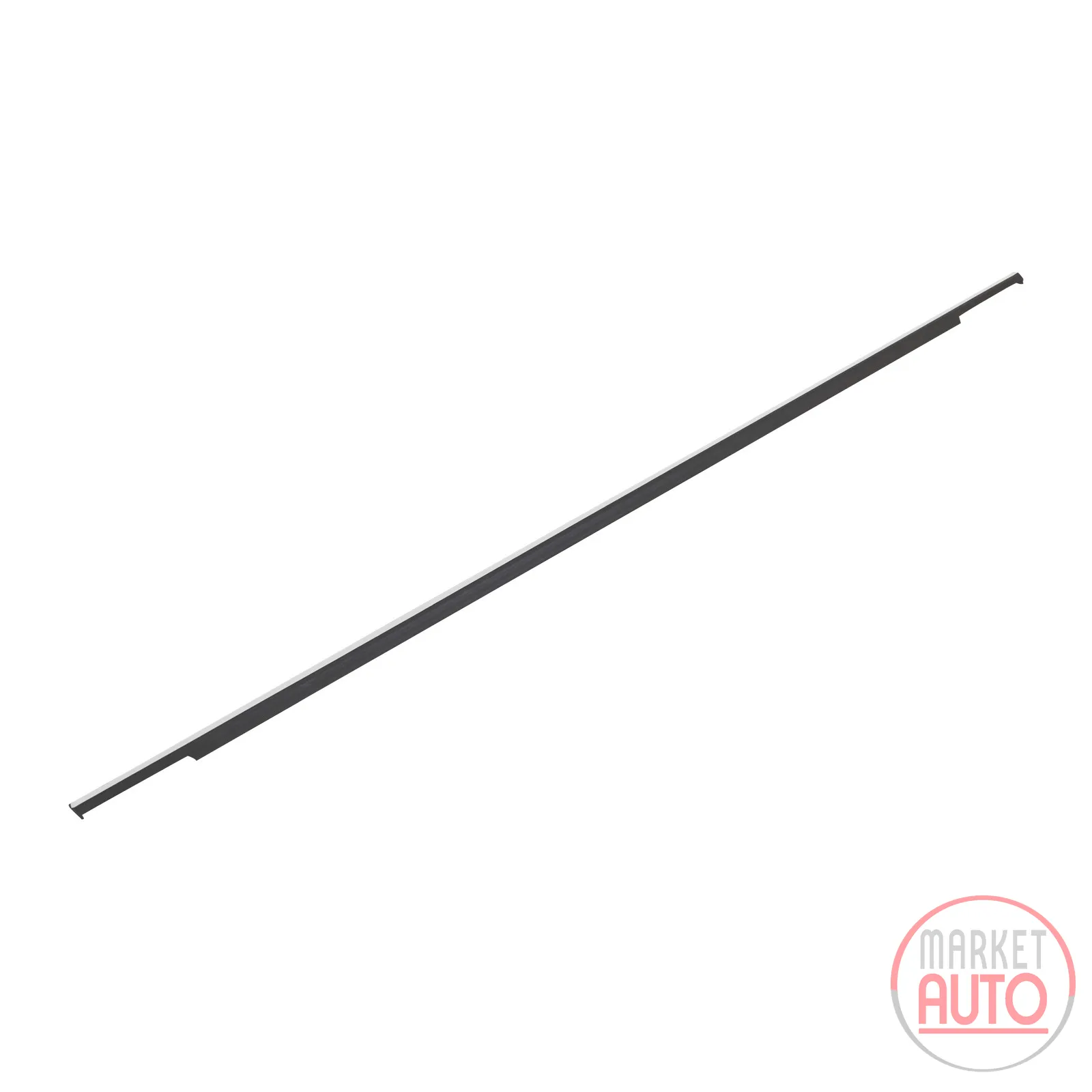 Door seal for the windows front left