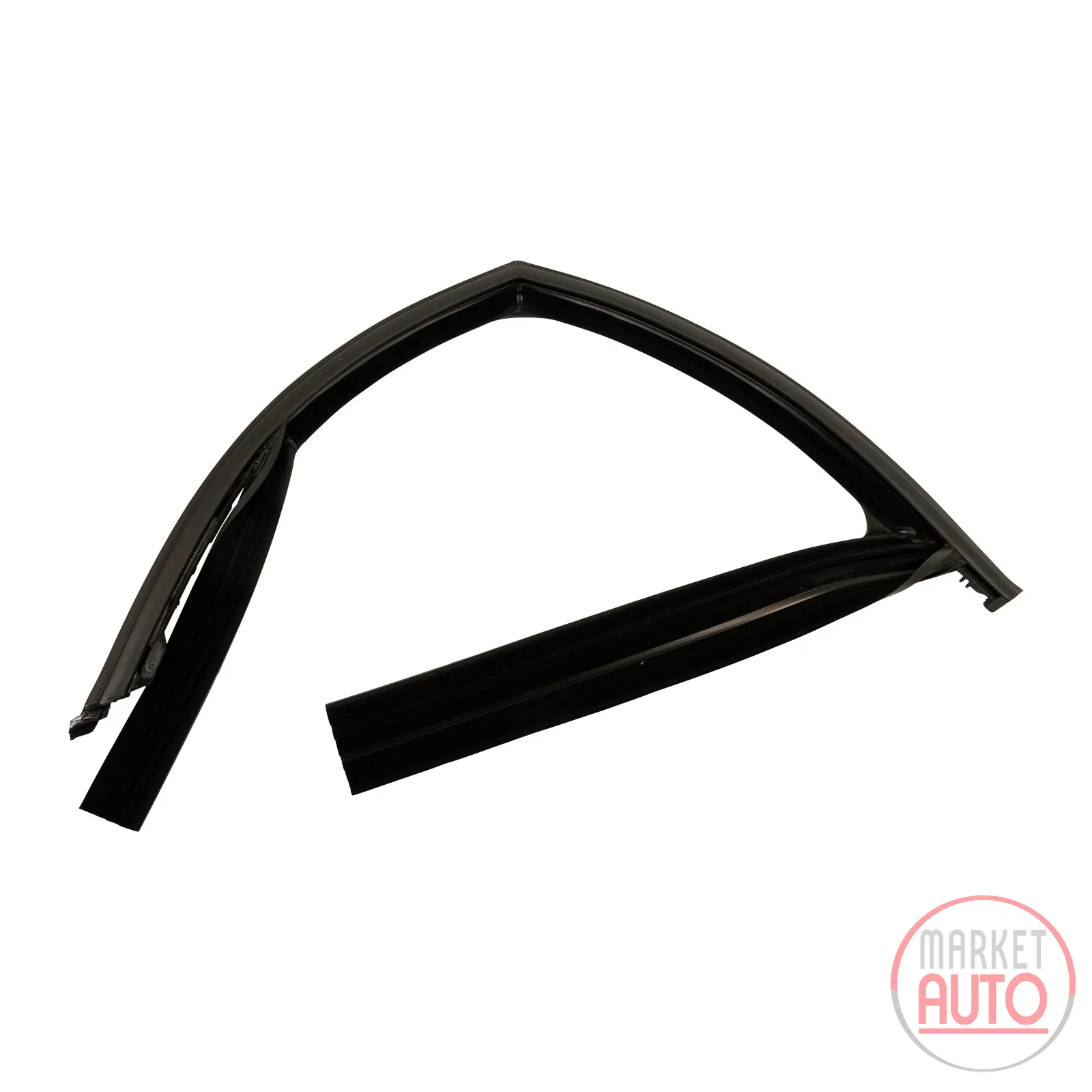 Door seal for the window pane left