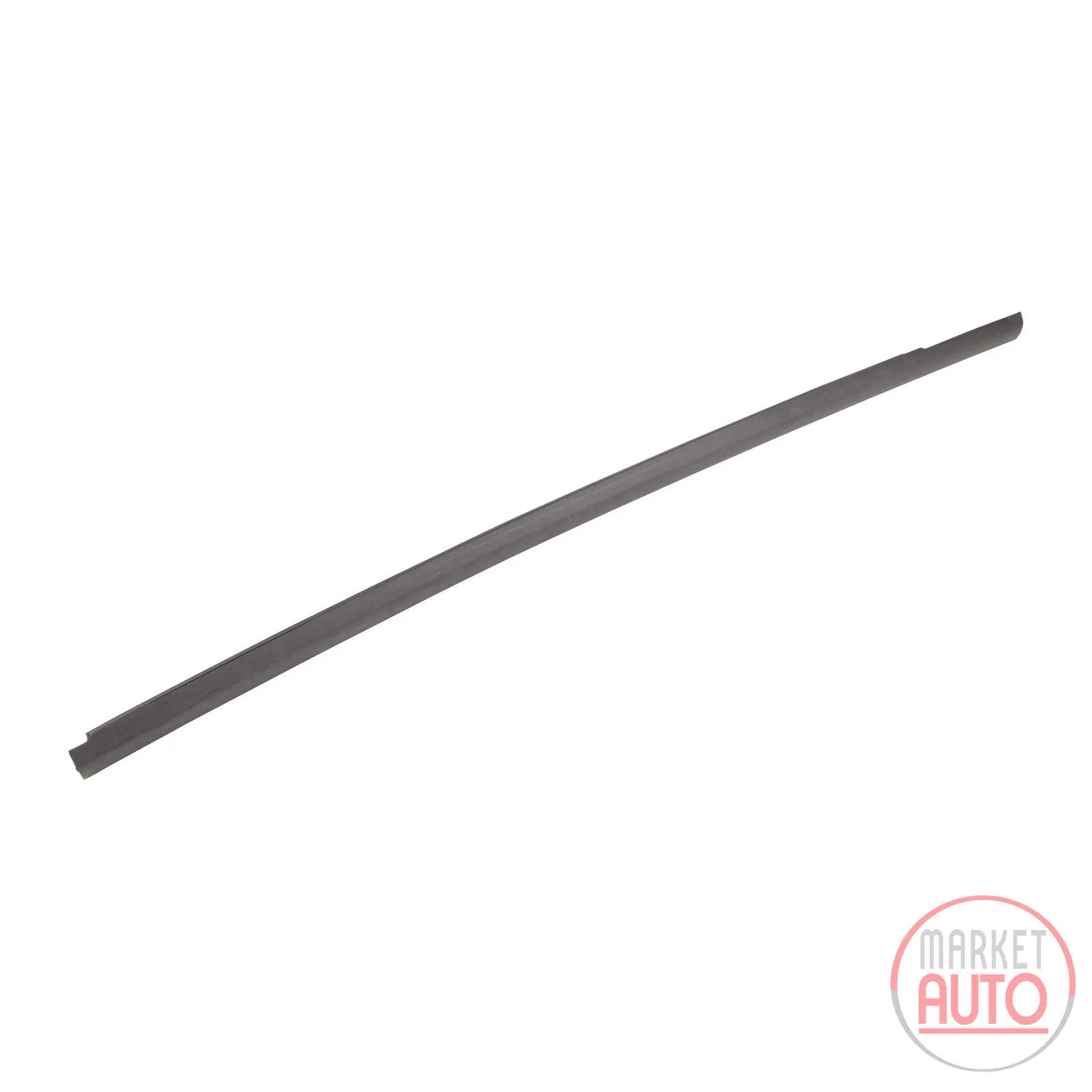 Door seal bottom for the left window pane