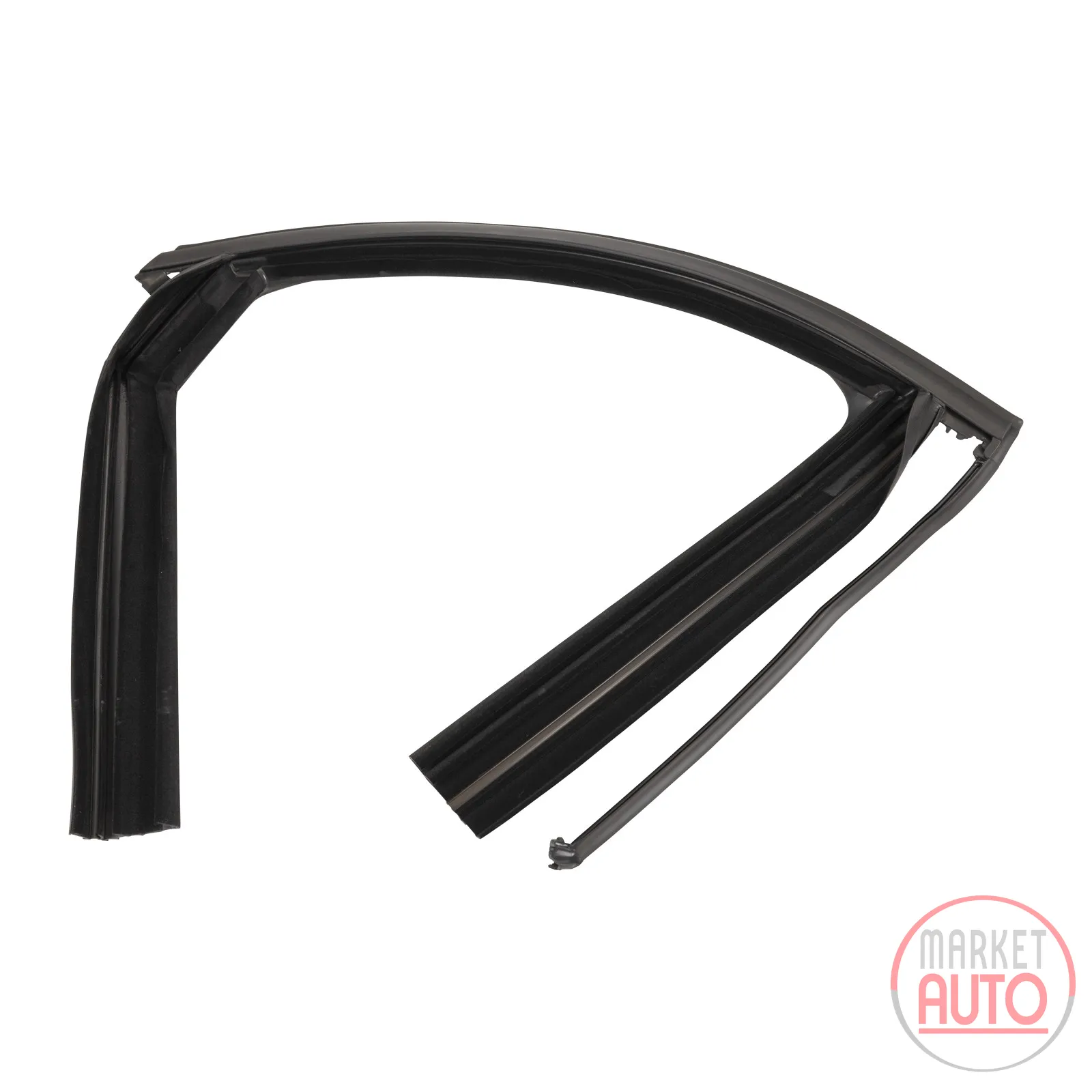 Door seal right on the rear door window frame