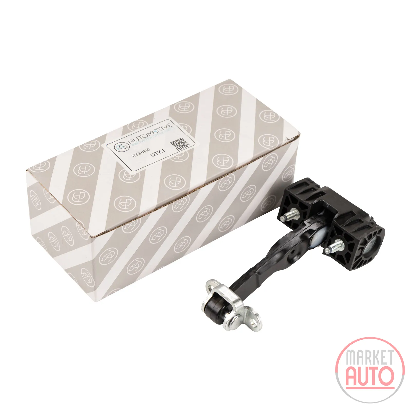 Door catch strap on both sides