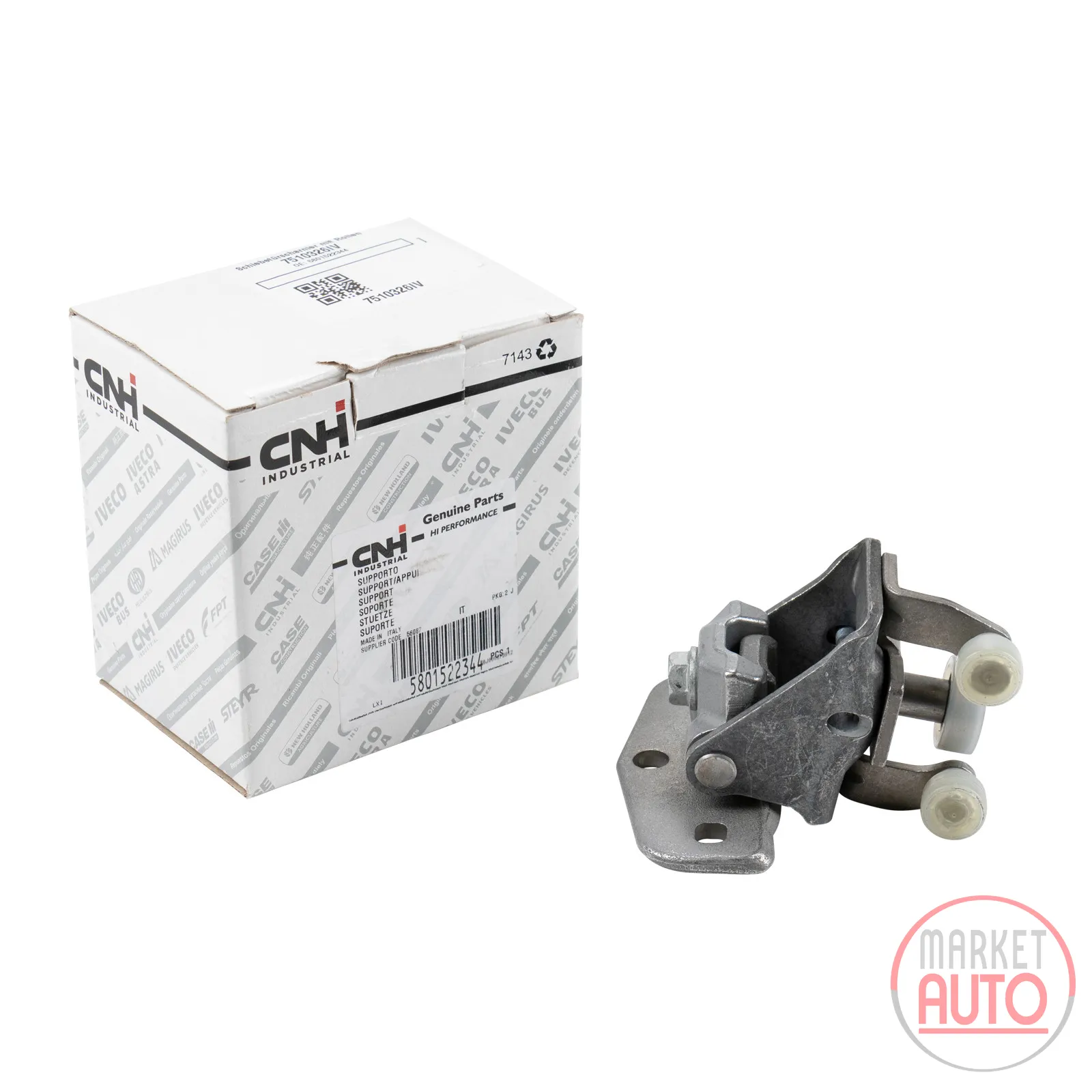 Sliding hinge with rollers