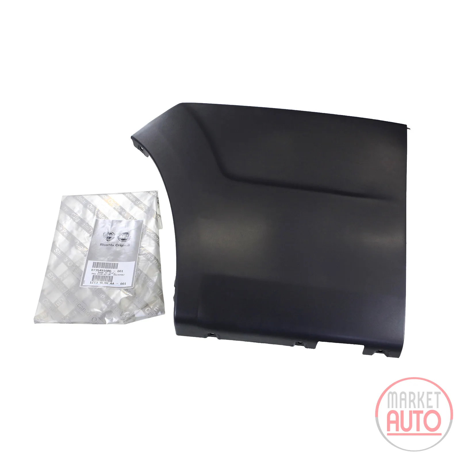 Bumper strip rear left
