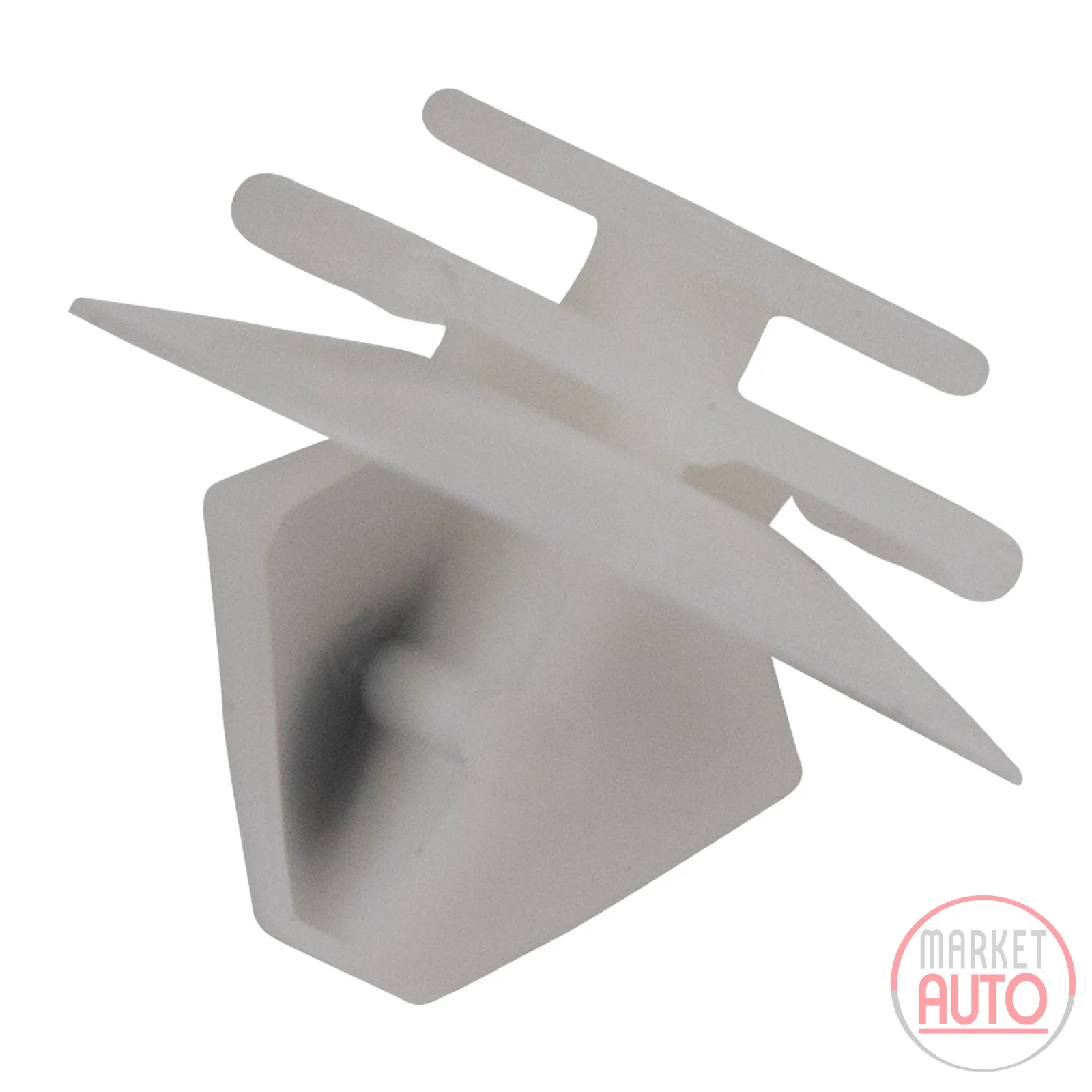Clamping piece wind deflector