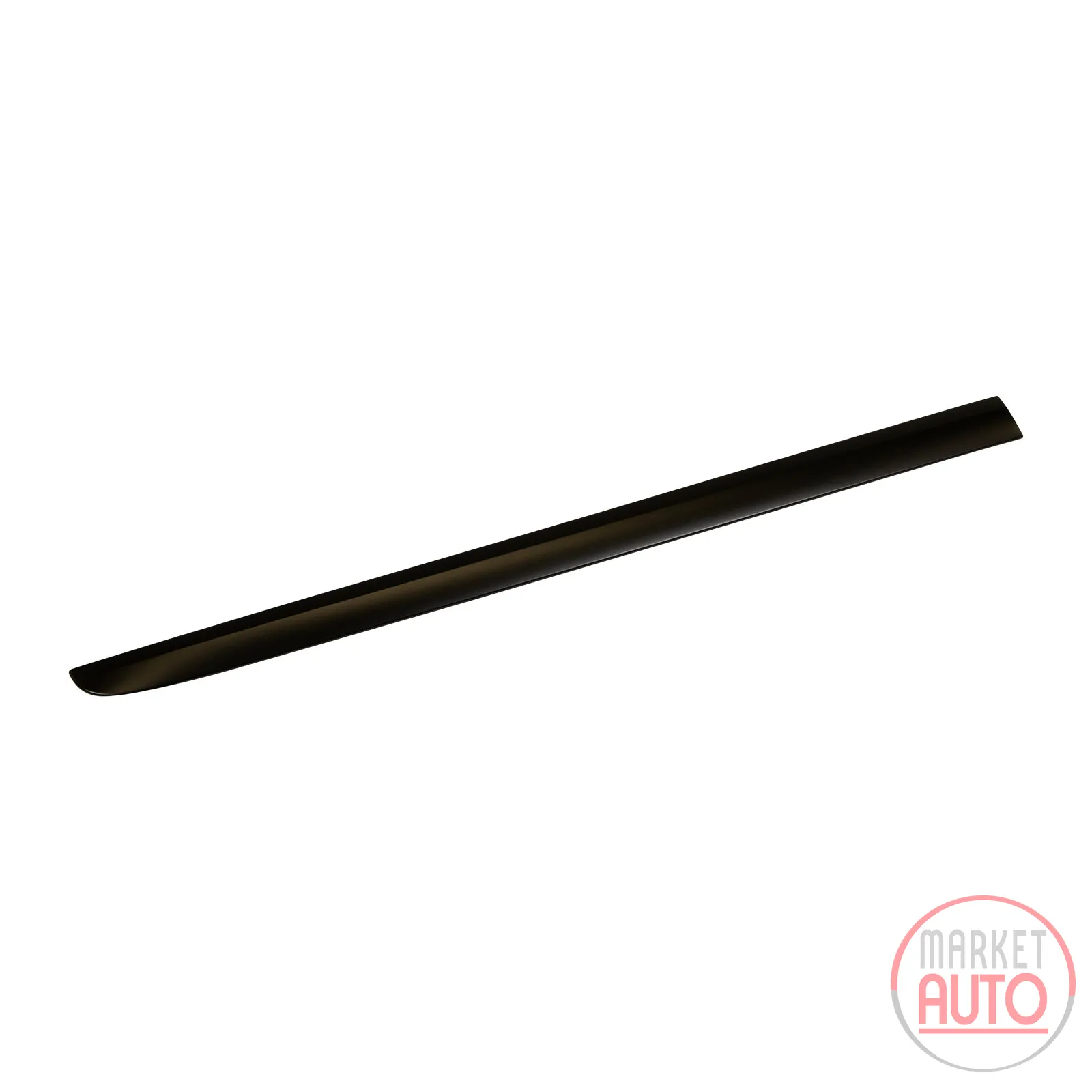Trim strip on the right side of the door