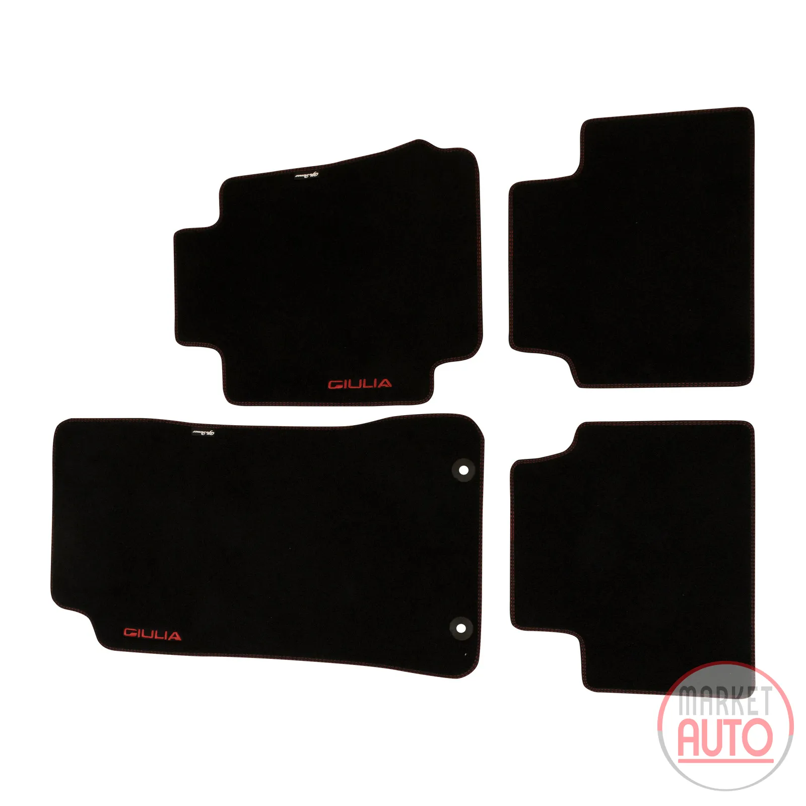 Foot mat set 4-piece