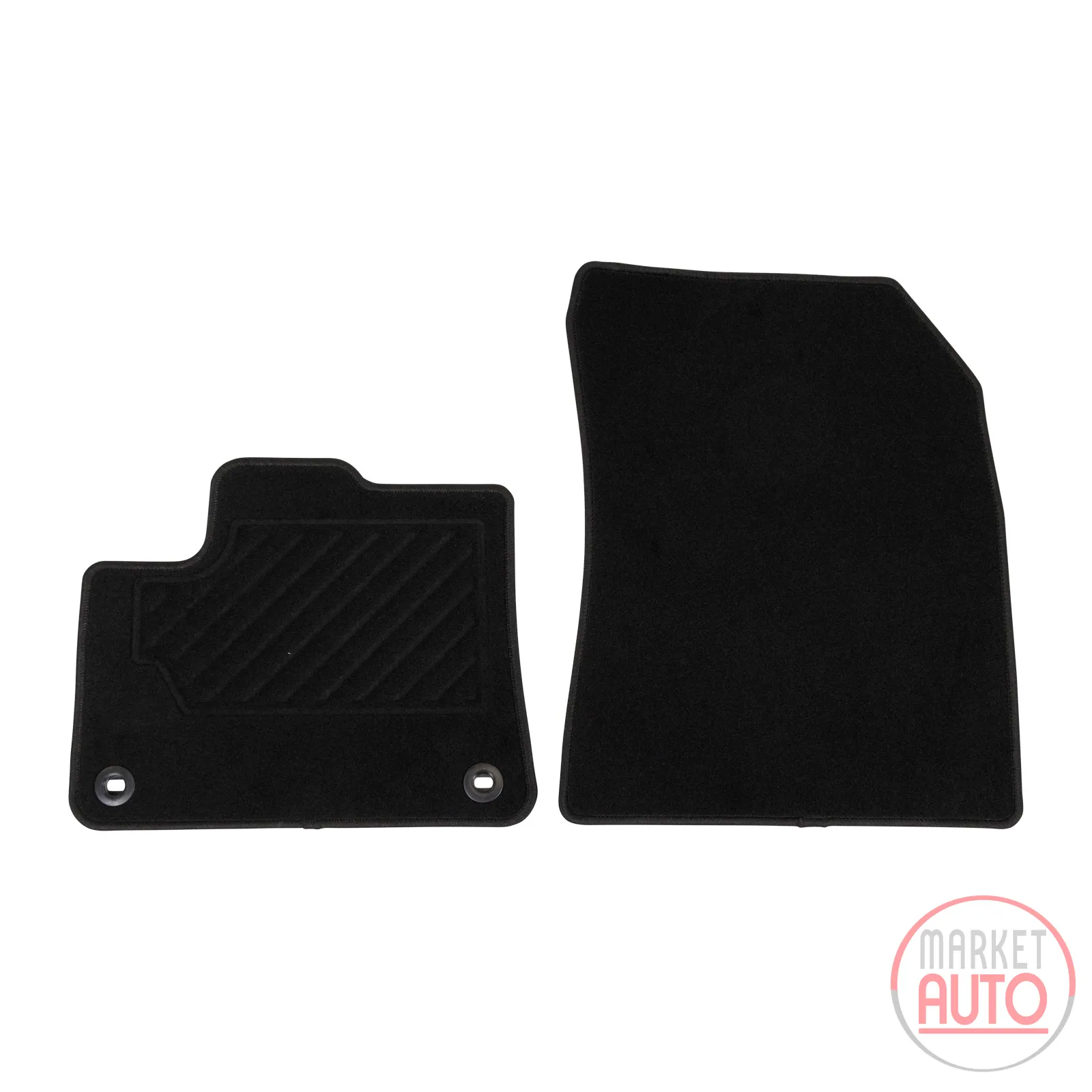 Foot mat set 2-piece front