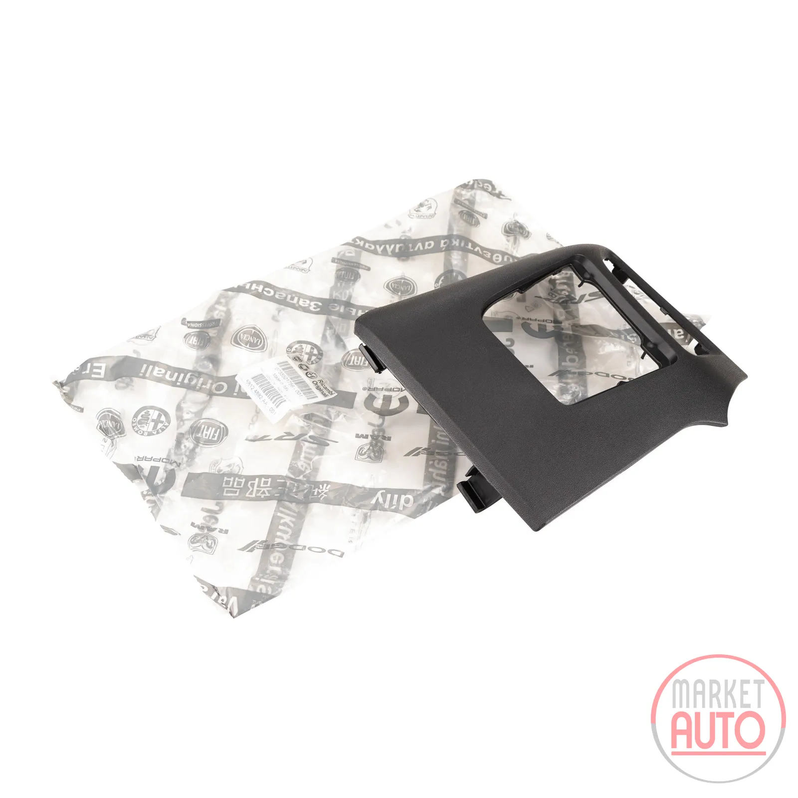 Dashboard cover under the steering wheel on the left