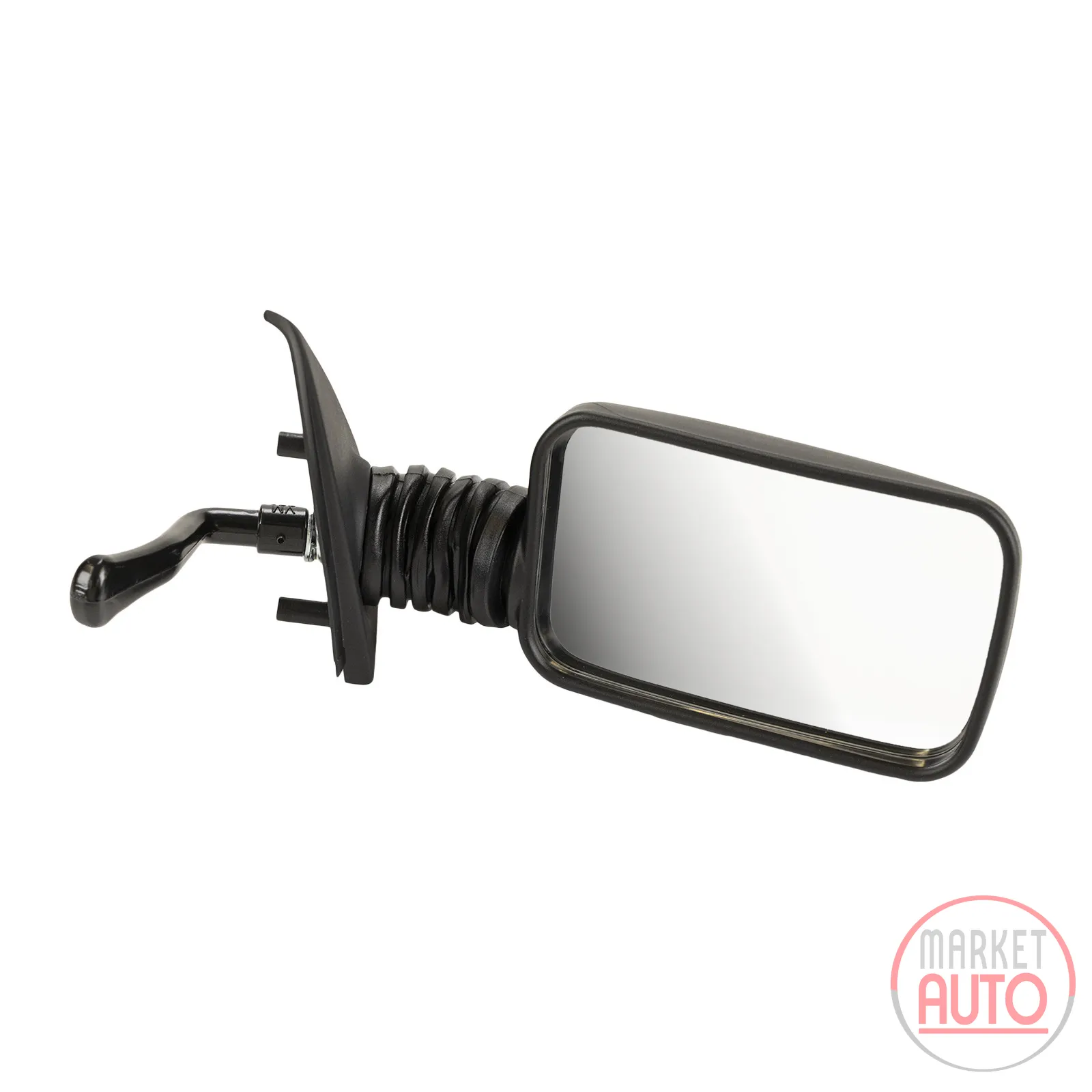 Right exterior mirror adjustable from inside