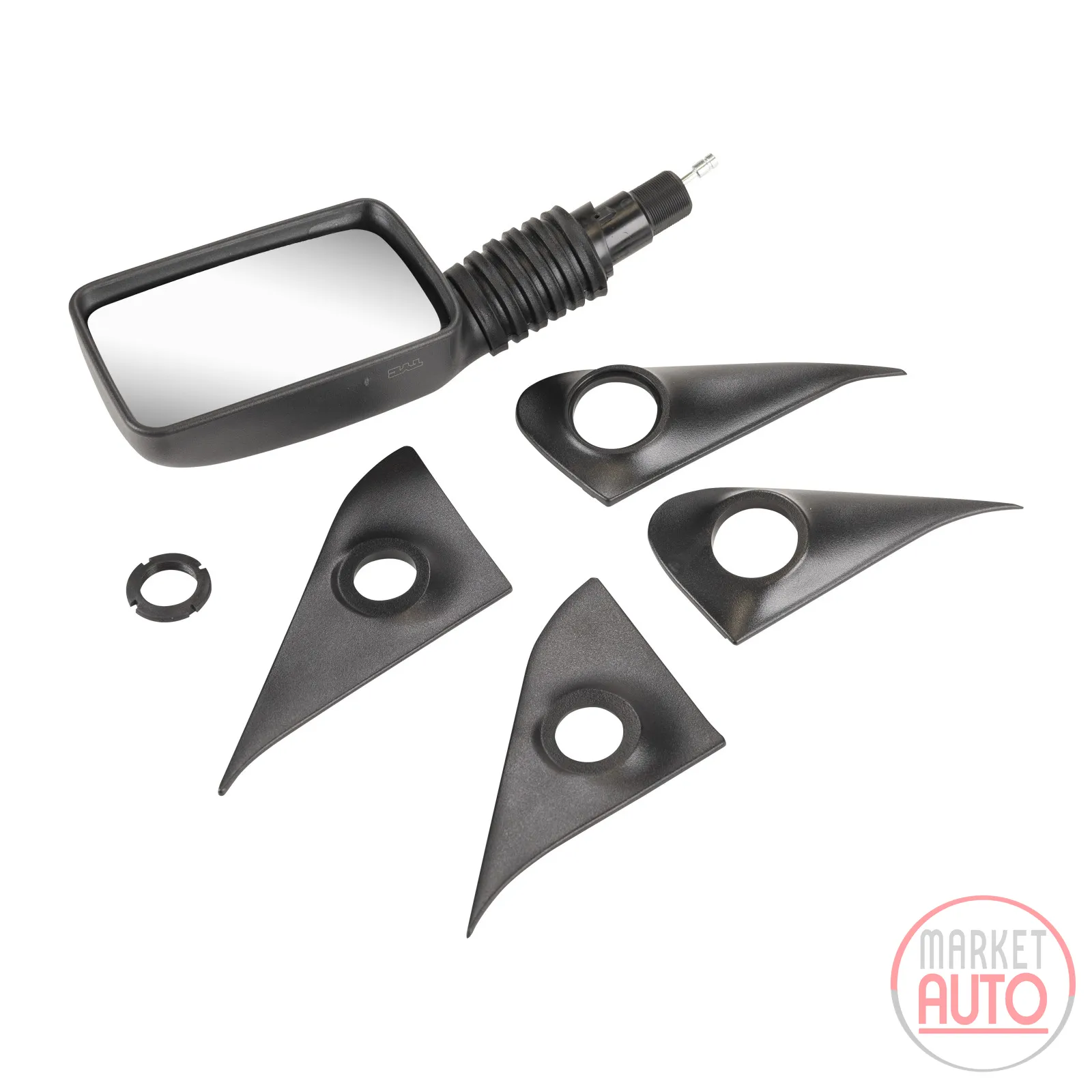 wing mirror left adjustable inside