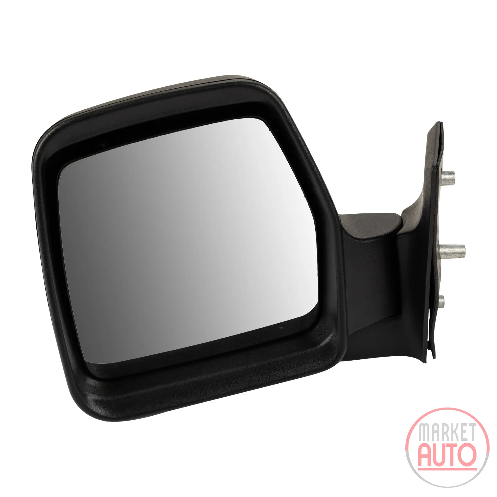 Left exterior mirror manually adjustable from inside