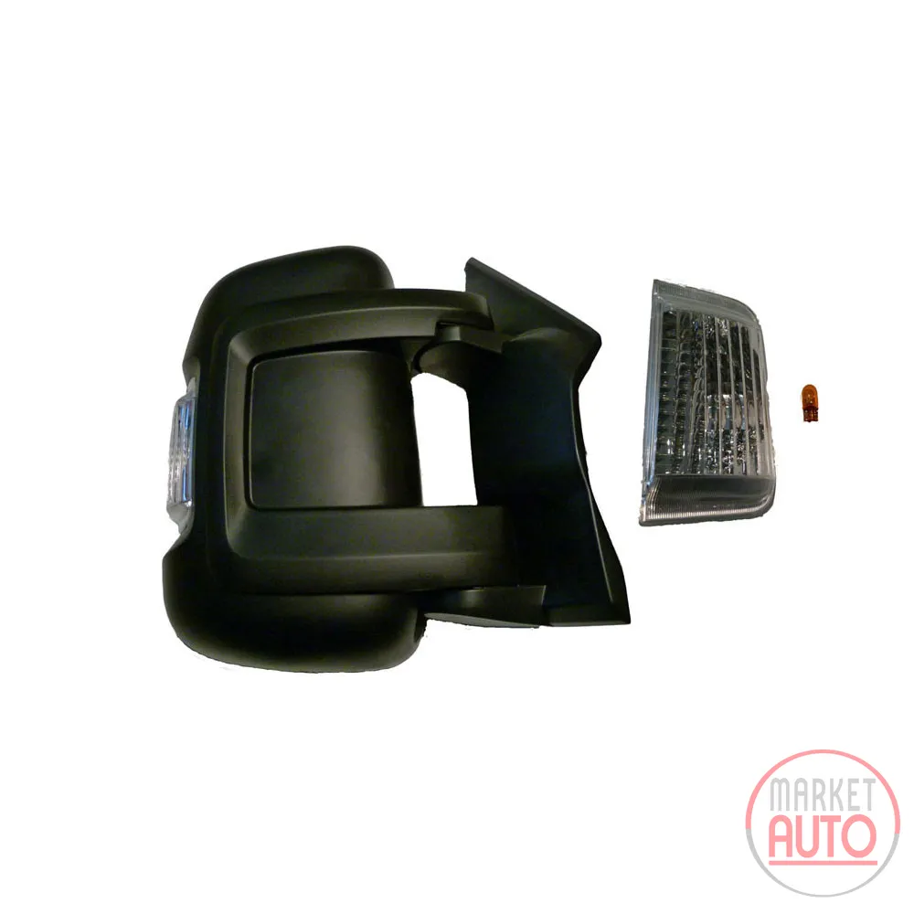 wing mirror right electrically adjustable antenna AM/FM 5W short mirror arm