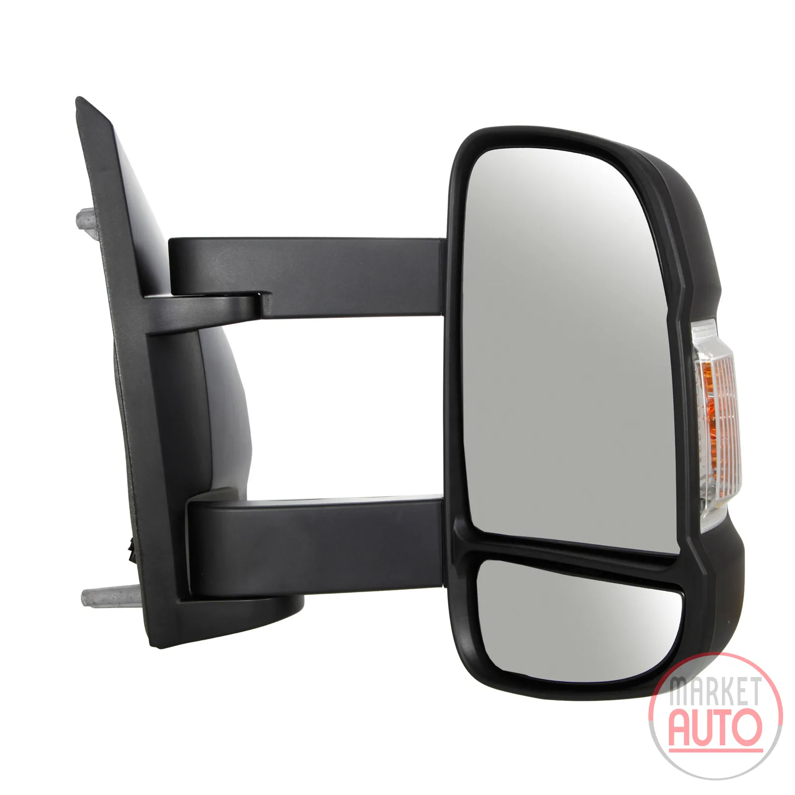 wing mirror right electrically adjustable 16 W long mirror arm