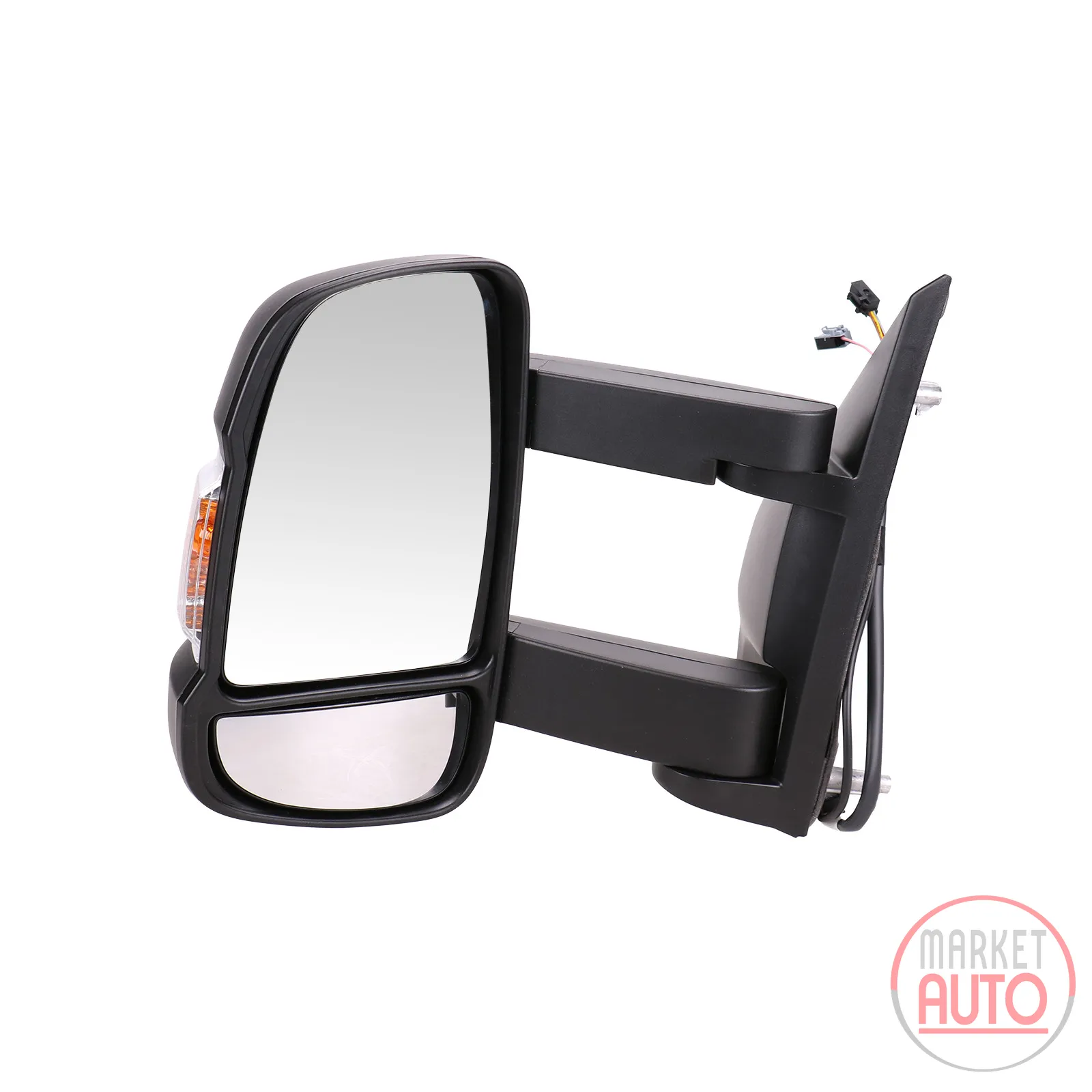 wing mirror left electrically adjustable temperature sensor 16W long mirror arm