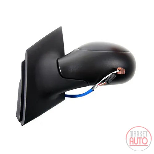 Left exterior mirror electrically heated