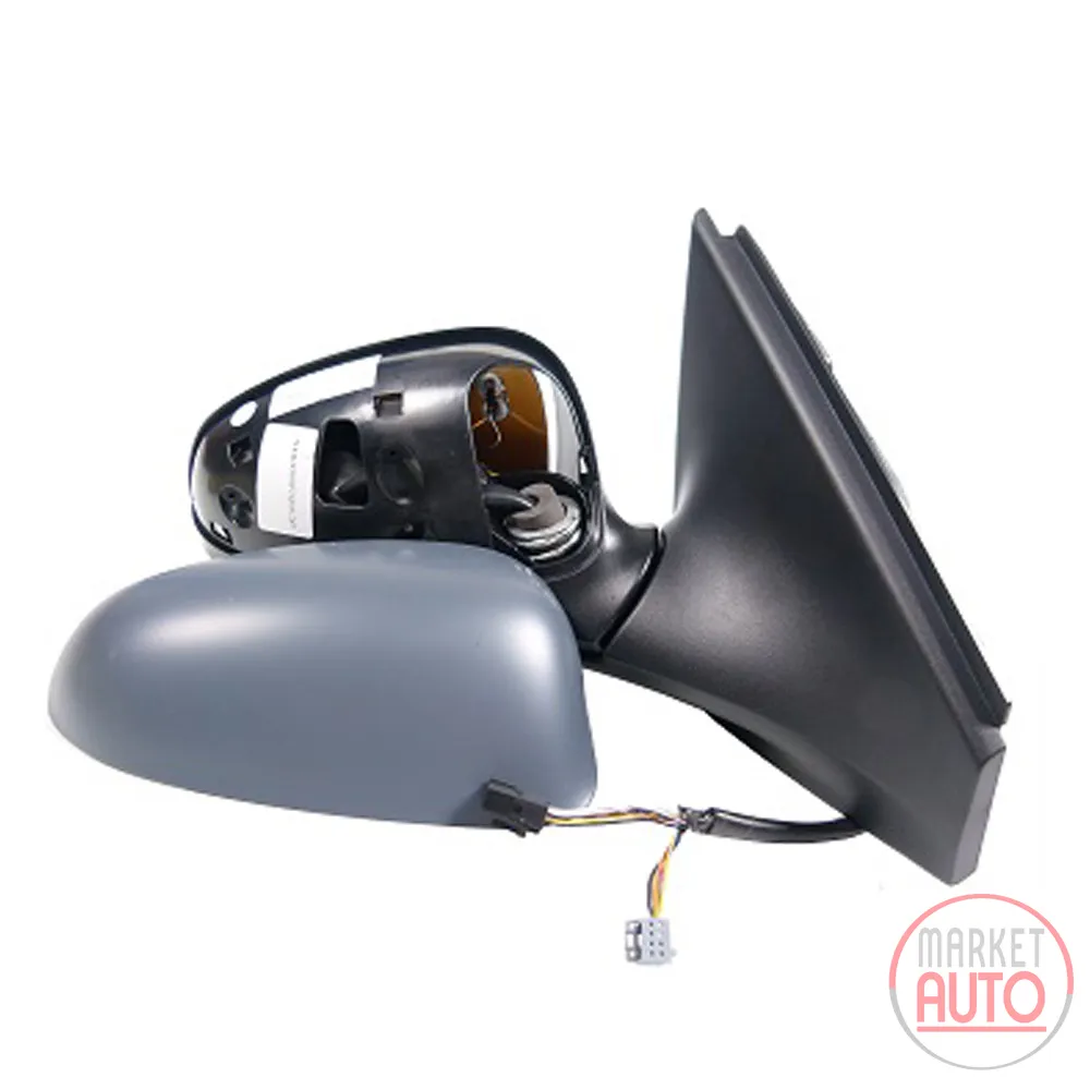 Right exterior mirror electrically foldable