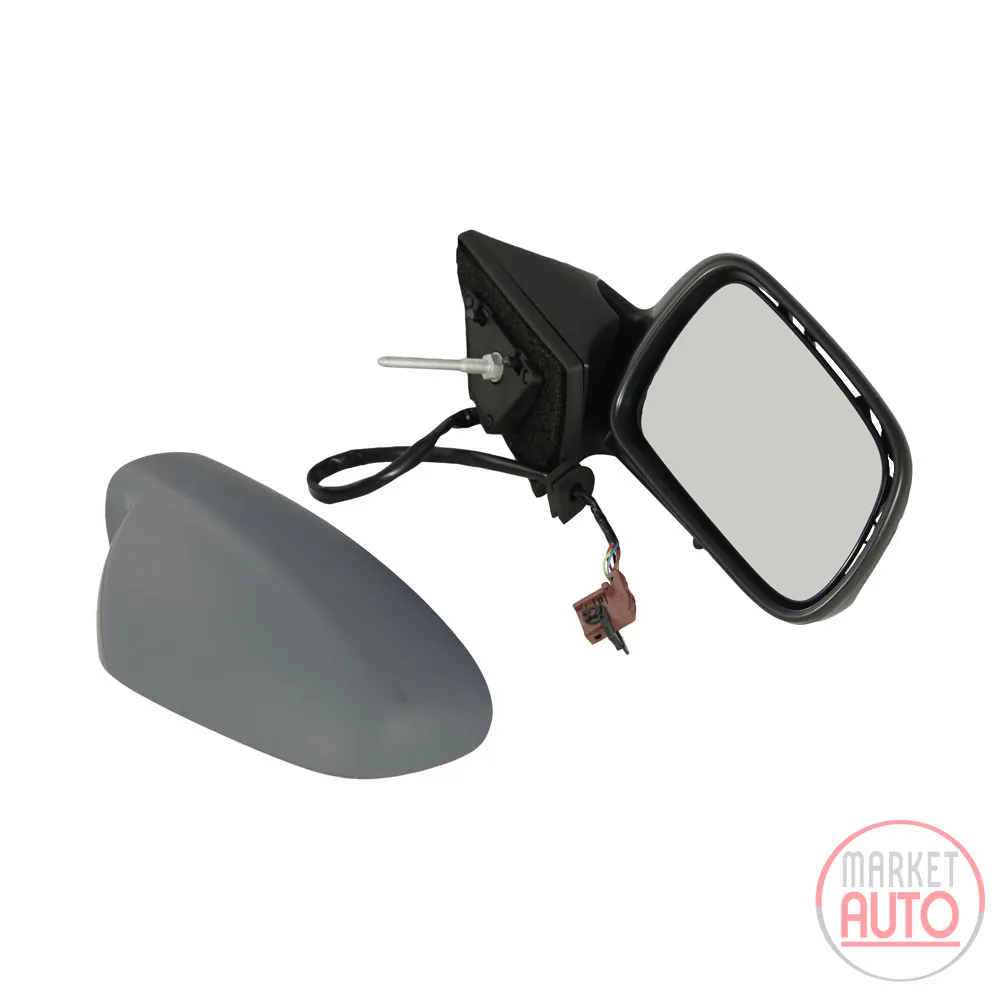Right exterior mirror electrically primed
