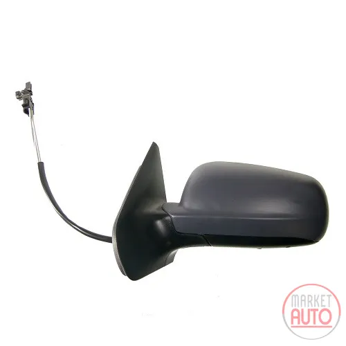 Left exterior mirror manually primed
