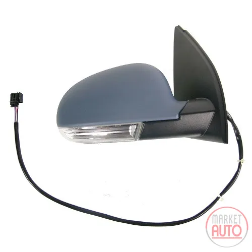 Right exterior mirror electrically foldable