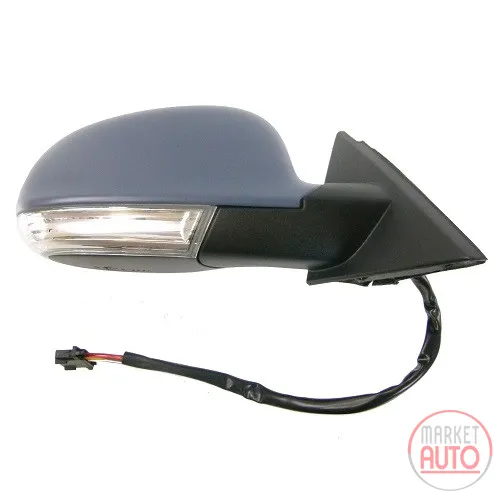 Right exterior mirror electrically foldable