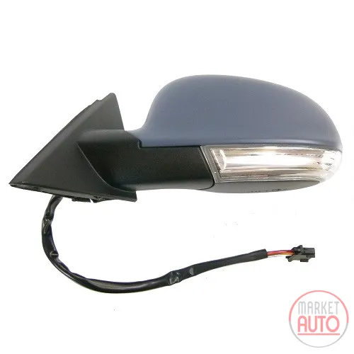 wing mirror on the left, electrically folding