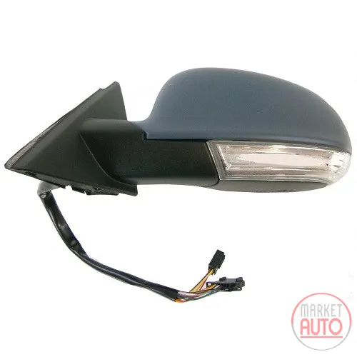 wing mirror on the left, electrically folding