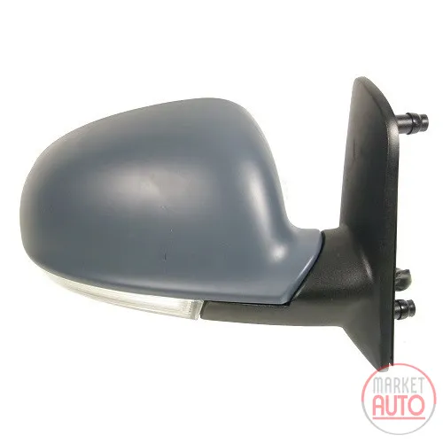 Right exterior mirror electrically foldable