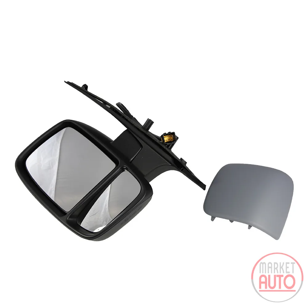 wing mirror on the left, electrically folding