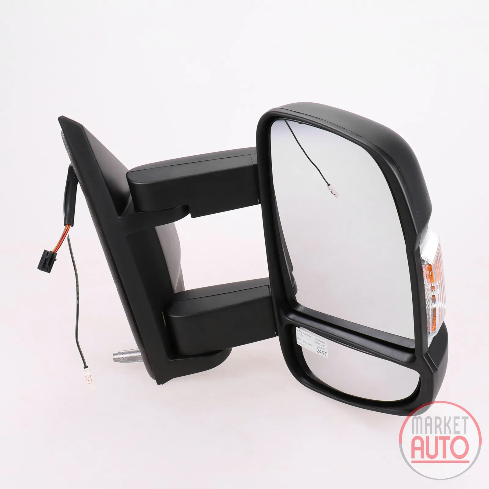 wing mirror right electric AM/F 16 W medium mirror arm original