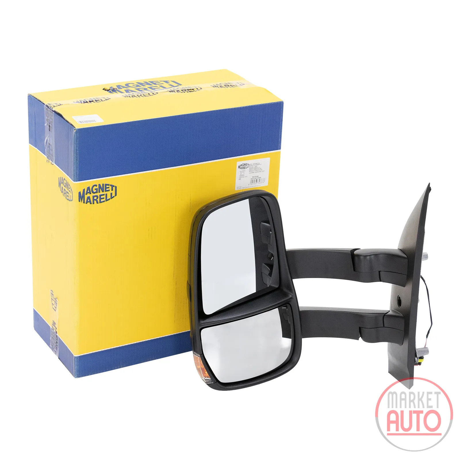 wing mirror left mechanical long arm Magneti Marelli