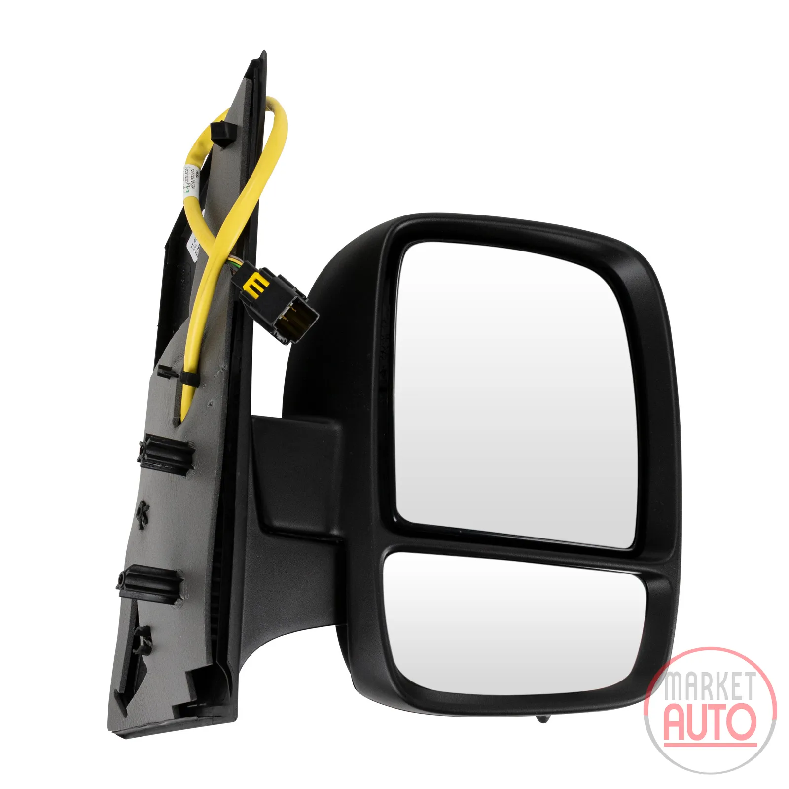 Right exterior mirror heated, primed