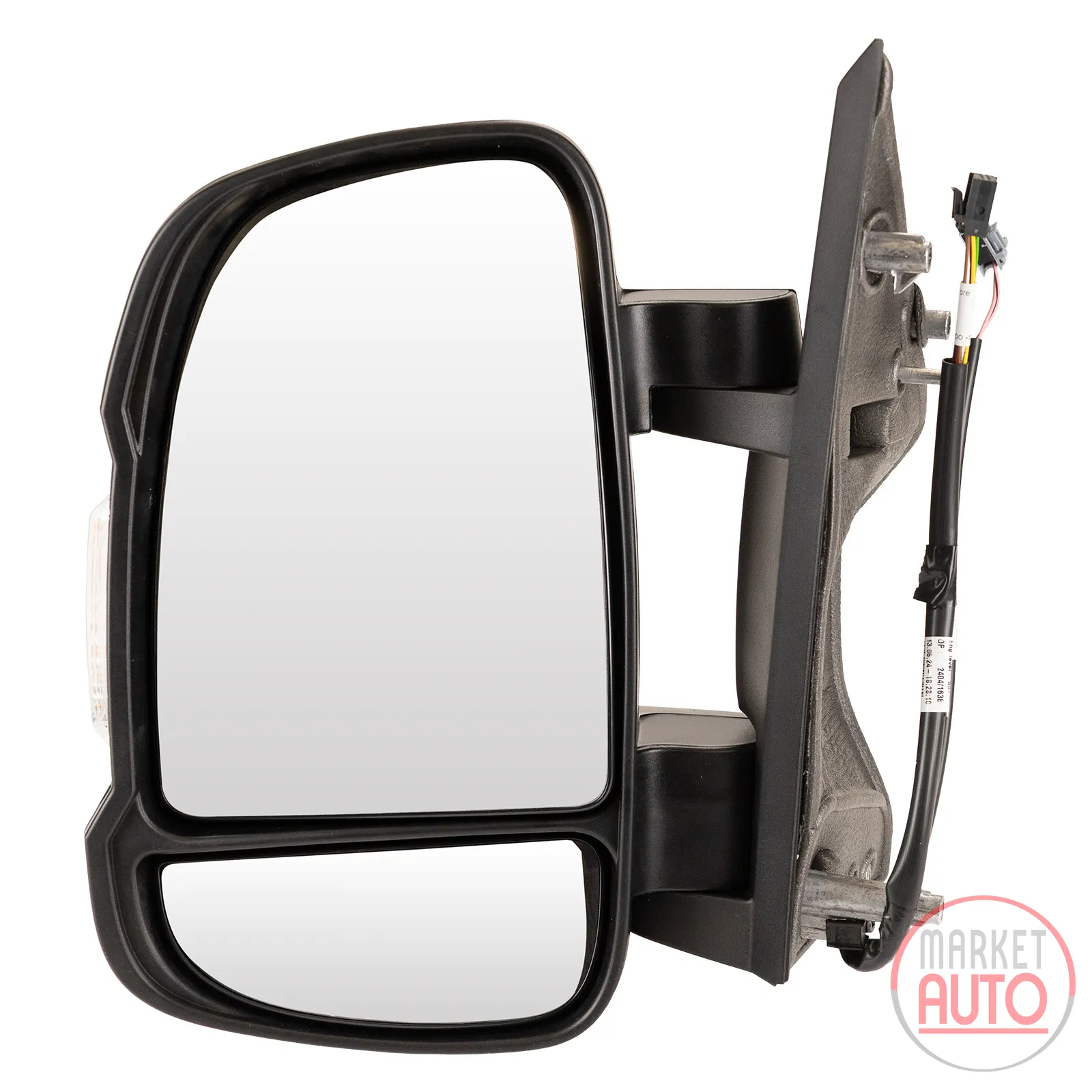 wing mirror left electrically adjustable Temp.Sensor 16W short mirror arm
