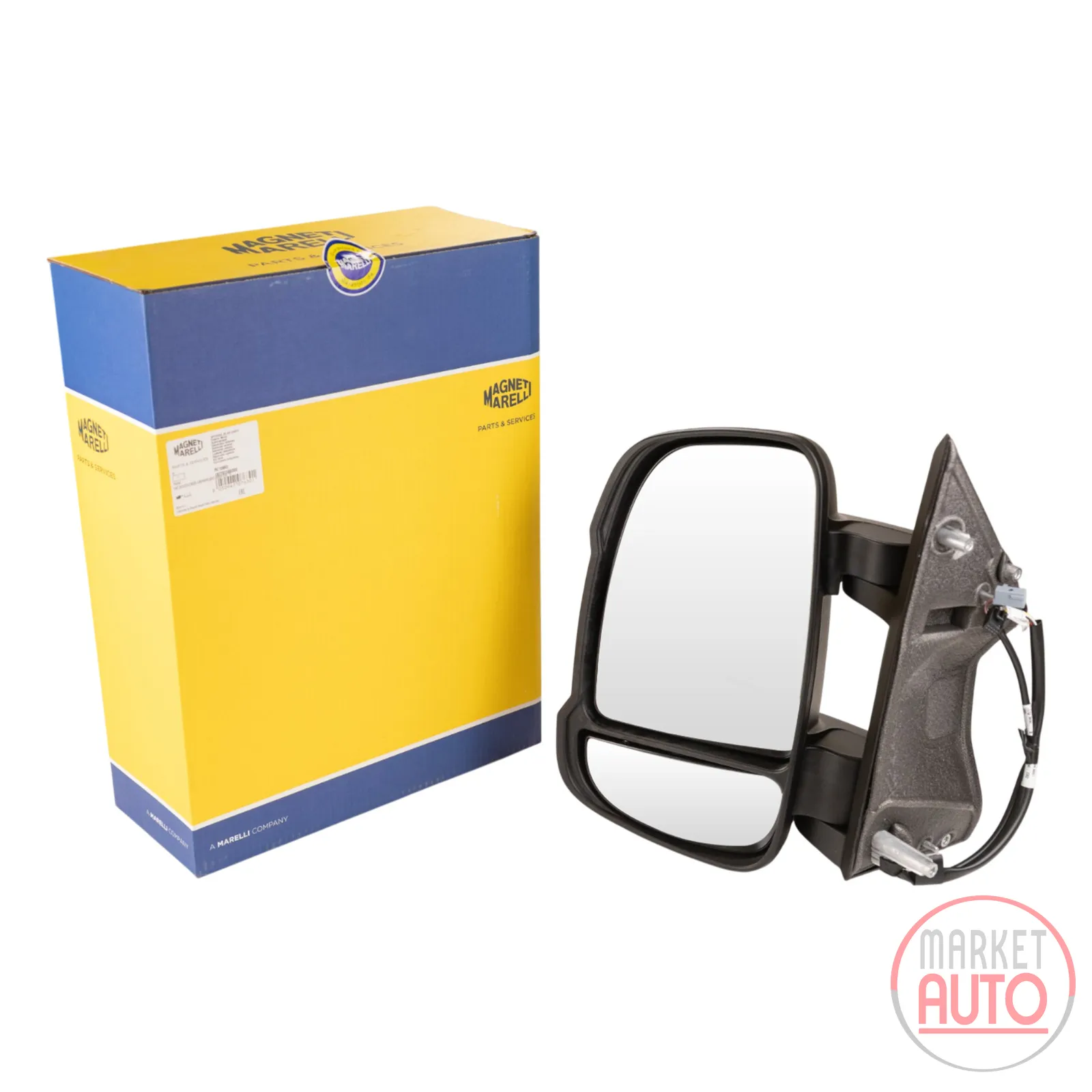 Left-hand side exterior mirror, electrically adjustable, temperature sensor, 16W