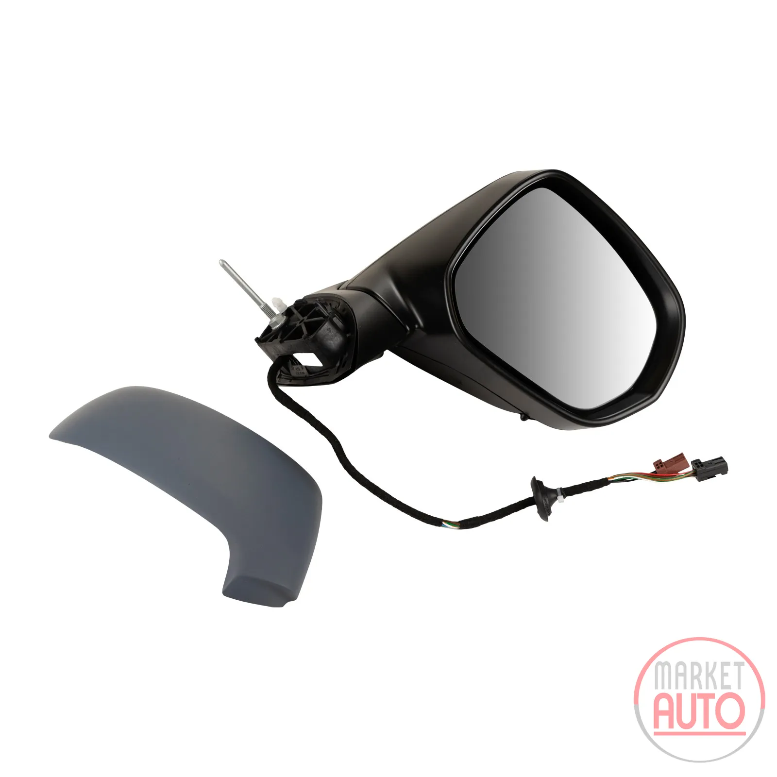 wing mirror right convex heated primed with temperature sensor